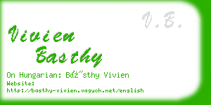 vivien basthy business card